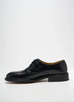 Derbies Crown Noir Talon Bas