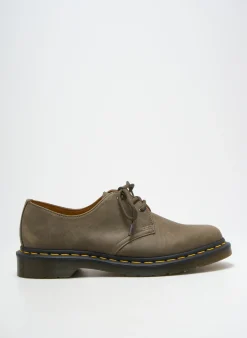 Derbies Dr Martens Vert Talon Bas