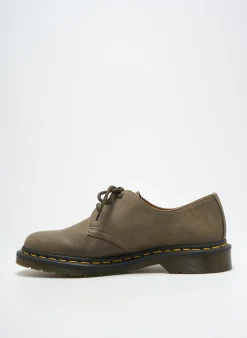 Derbies Dr Martens Vert Talon Bas