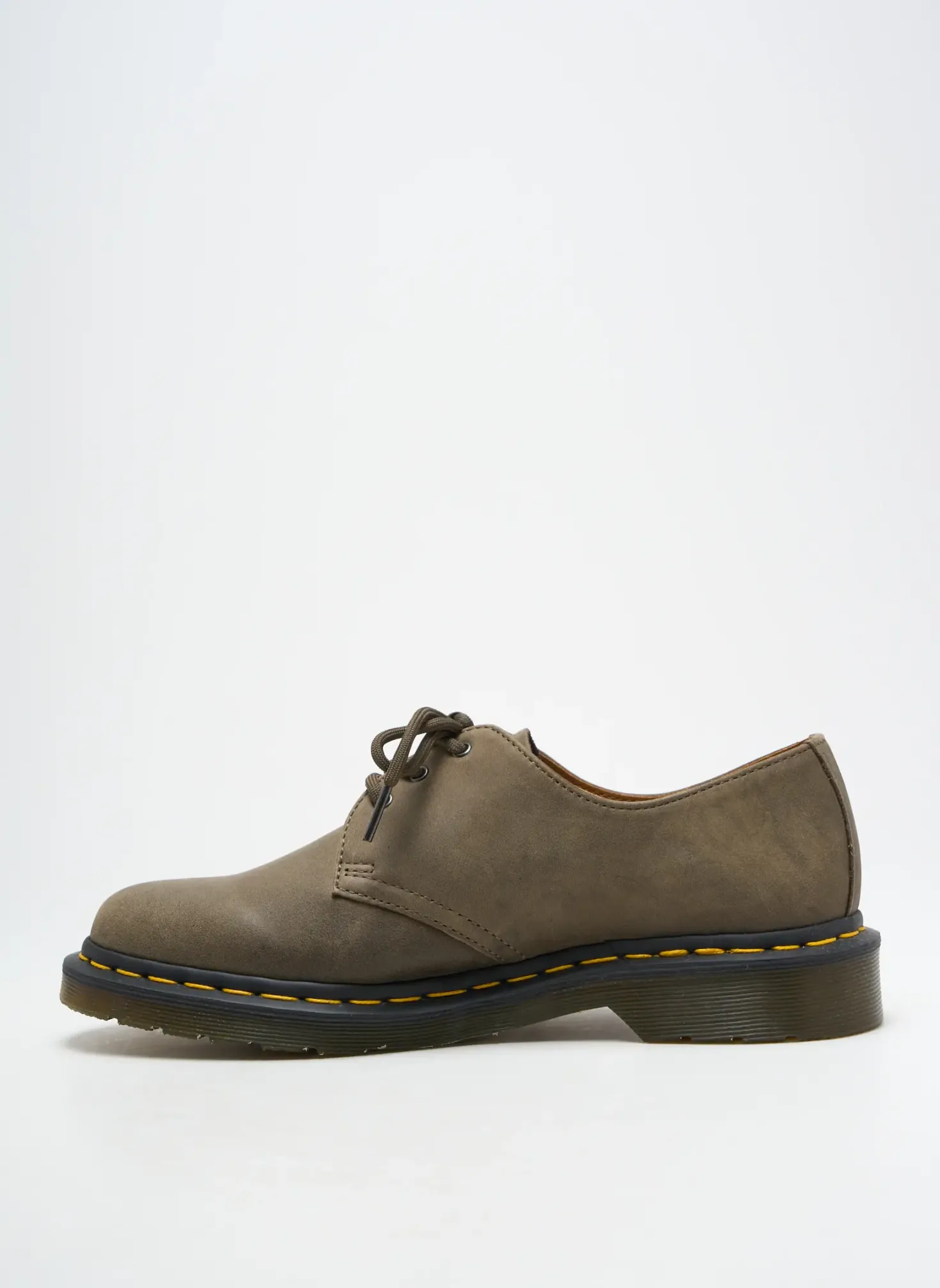 Derbies Dr Martens Vert Talon Bas