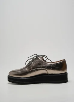 Derbies Emilie Karston Argent Talon De 4 À 6cm