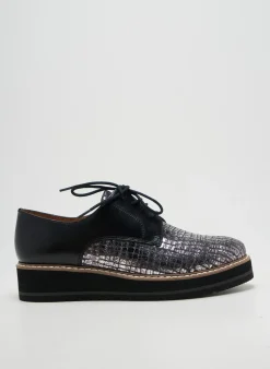 Derbies Emilie Karston Argent Talon De 4 À 6cm