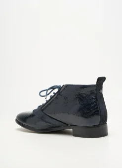 Derbies Emilie Karston Bleu Talon Plat Jusqu'à 3cm