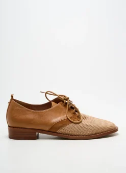 Derbies Emilie Karston Marron Talon Plat Jusqu'à 3cm