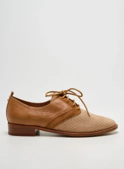 Derbies Emilie Karston Marron Talon Plat Jusqu'à 3cm