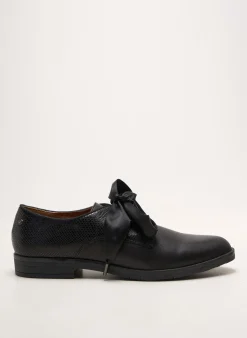 Derbies Emilie Karston Noir Talon Plat Jusqu'à 3cm