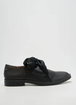 Derbies Emilie Karston Noir Talon Plat Jusqu'à 3cm