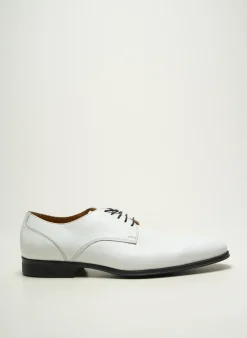 Derbies Flecs Blanc Talon Bas