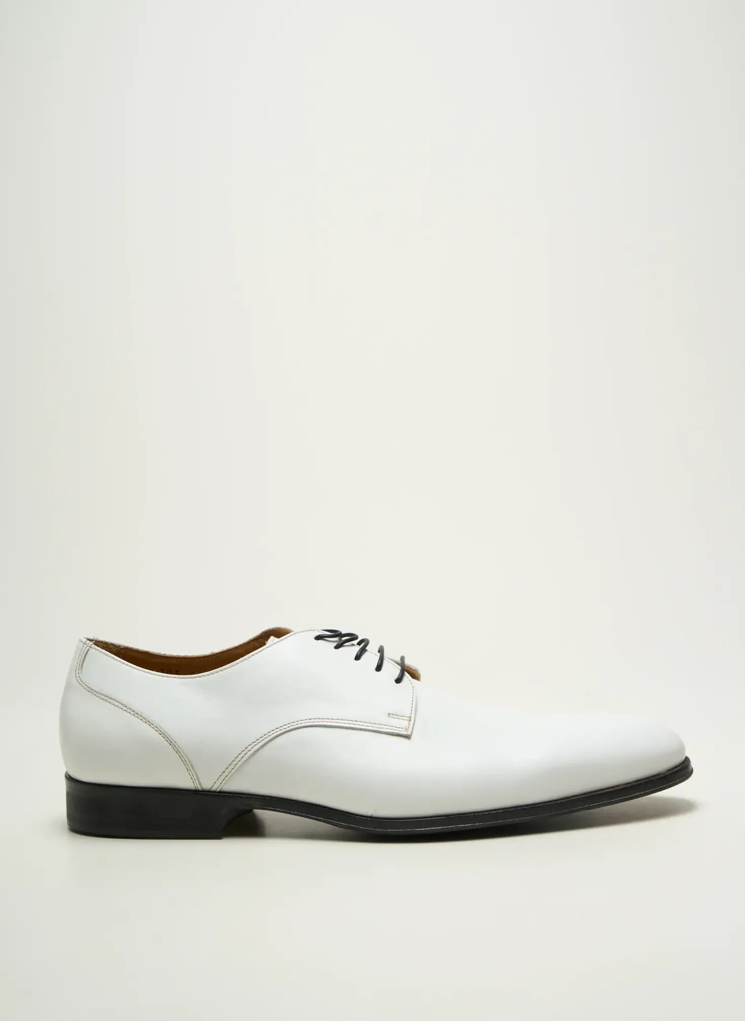 Derbies Flecs Blanc Talon Bas
