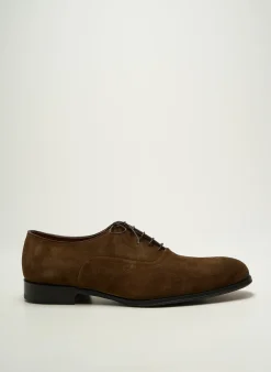 Derbies Flecs Marron Talon Bas