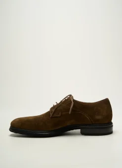 Derbies Flecs Marron Talon Bas