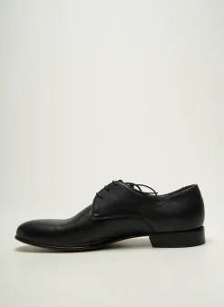 Derbies Flecs Noir Talon Bas