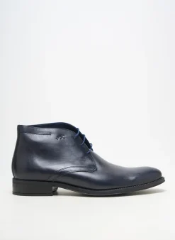 Derbies Fluchos Bleu Talon Bas