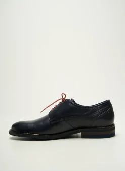 Derbies Fluchos Bleu Talon Bas