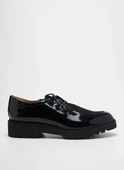 Derbies Fugitive By Francesco Rossi Noir Talon De 4 À 6cm