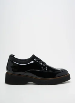 Derbies Fugitive By Francesco Rossi Noir Talon De 4 À 6cm