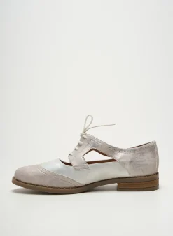 Derbies Geo-reino Argent Talon Plat Jusqu'à 3cm