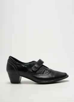 Derbies Geo-reino Noir Talon De 4 À 6cm