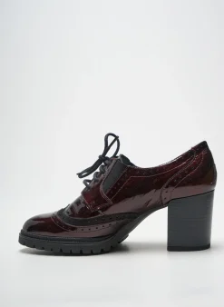 Derbies Geo-reino Violet Talon De 7 À 9cm