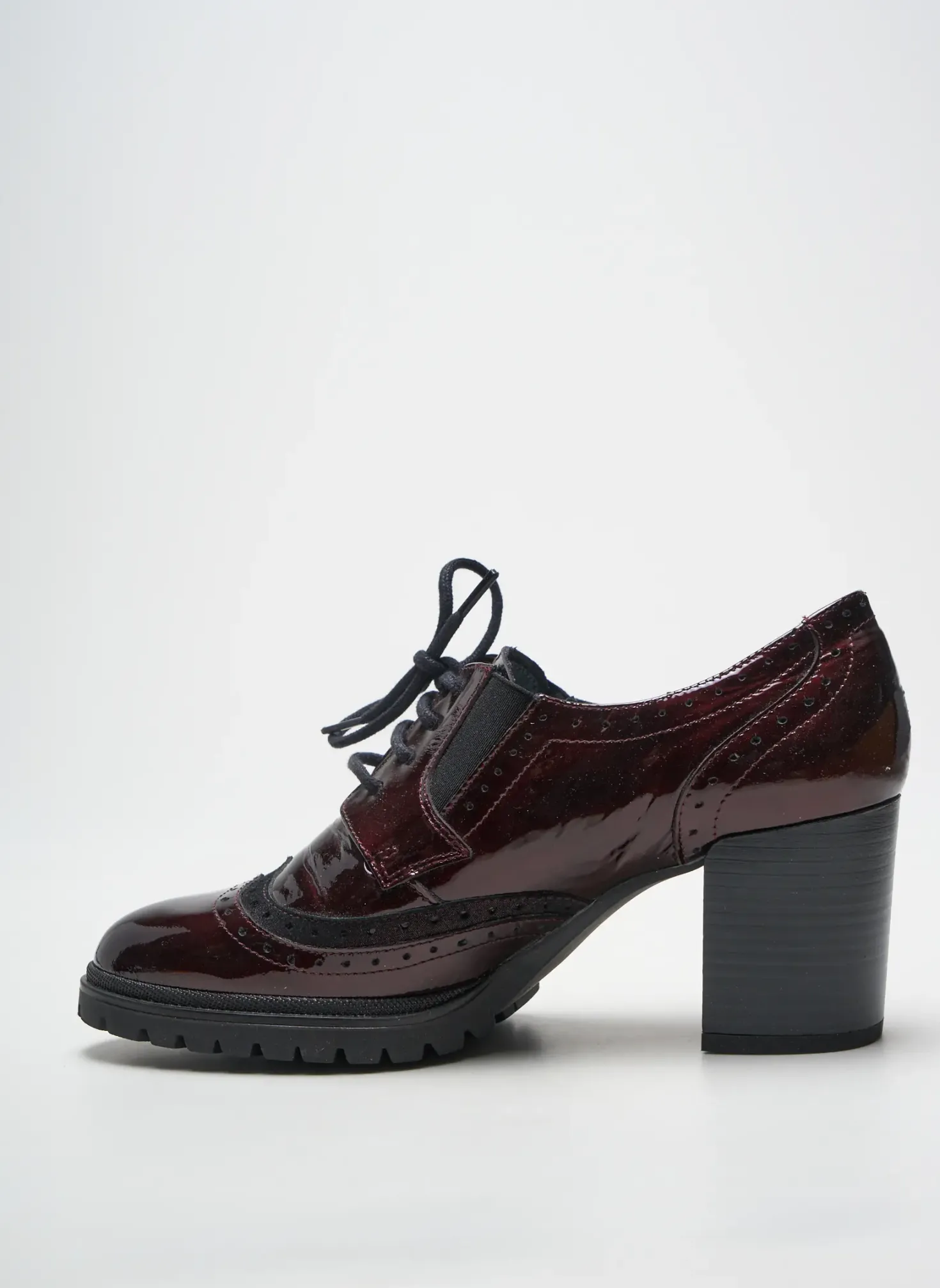 Derbies Geo-reino Violet Talon De 7 À 9cm