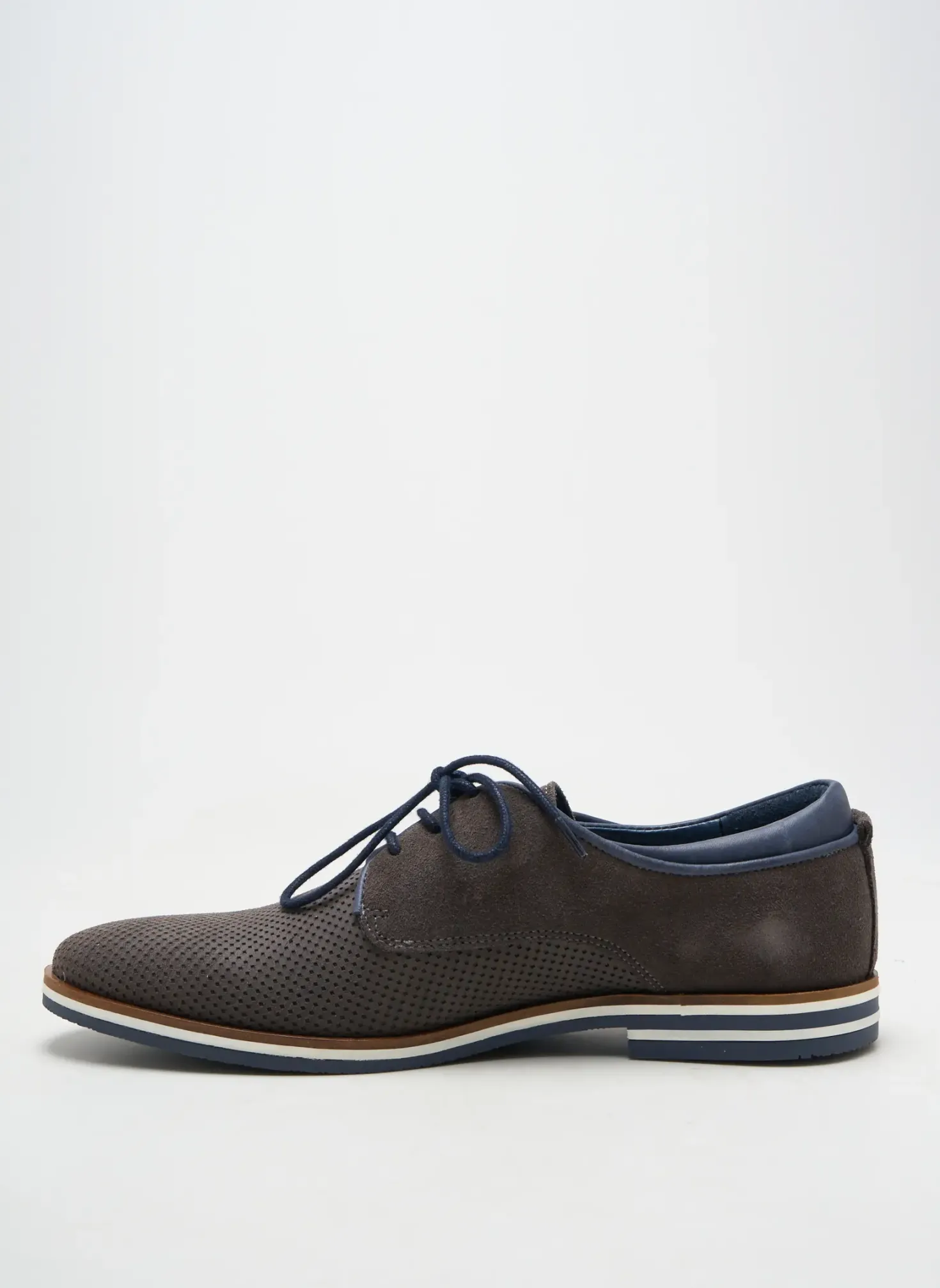 Derbies Hipness Gris Talon Bas