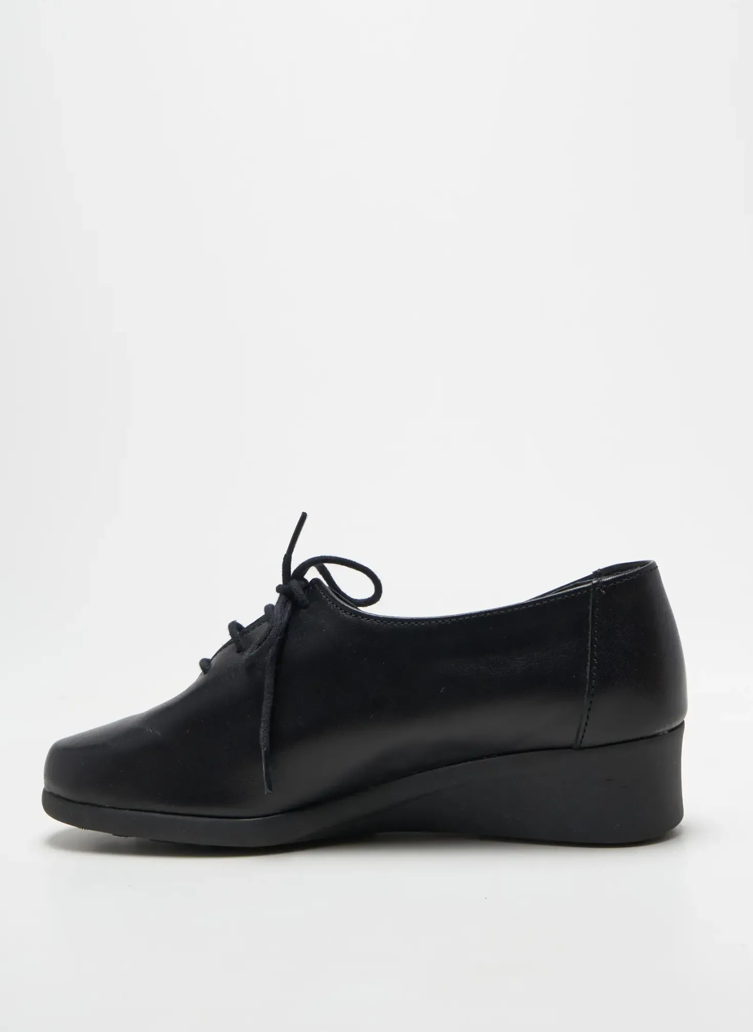 Derbies Hirica Noir Talon Plat Jusqu'à 3cm