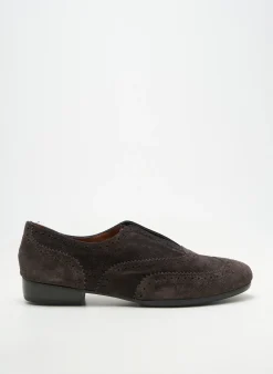 Derbies Homers Marron Talon Plat Jusqu'à 3cm