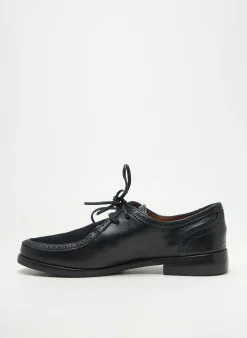 Derbies Homers Noir Talon Plat Jusqu'à 3cm