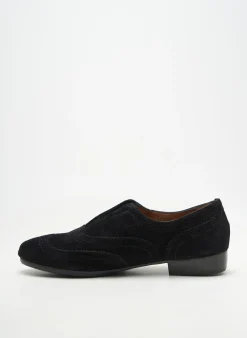 Derbies Homers Noir Talon Plat Jusqu'à 3cm