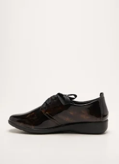 Derbies Inea Marron Talon Plat Jusqu'à 3cm