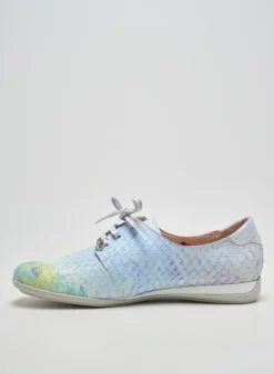 Derbies Jose Saenz Bleu Talon Plat Jusqu'à 3cm