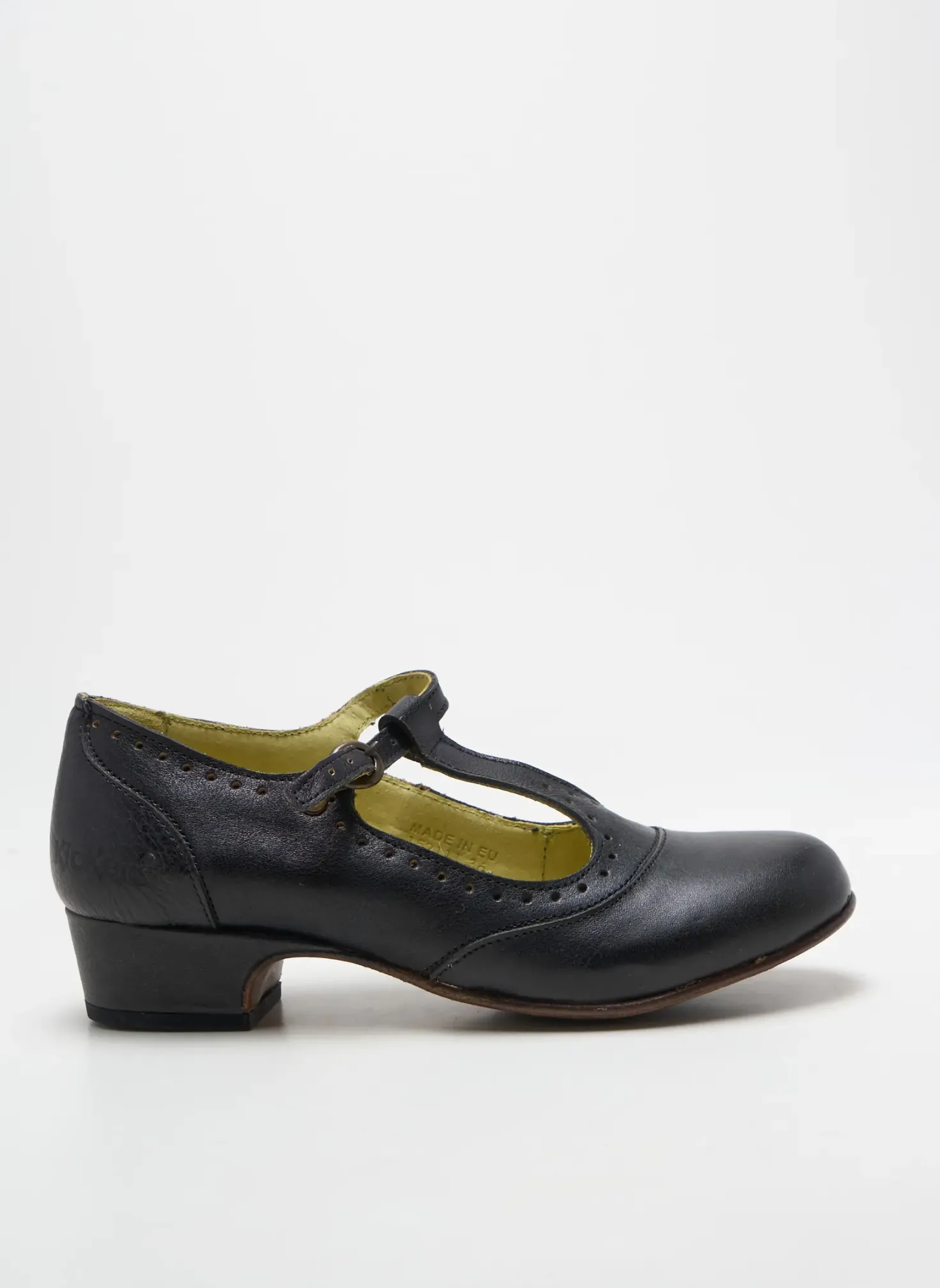 Derbies Kickers Noir Talon Plat Jusqu'à 3cm