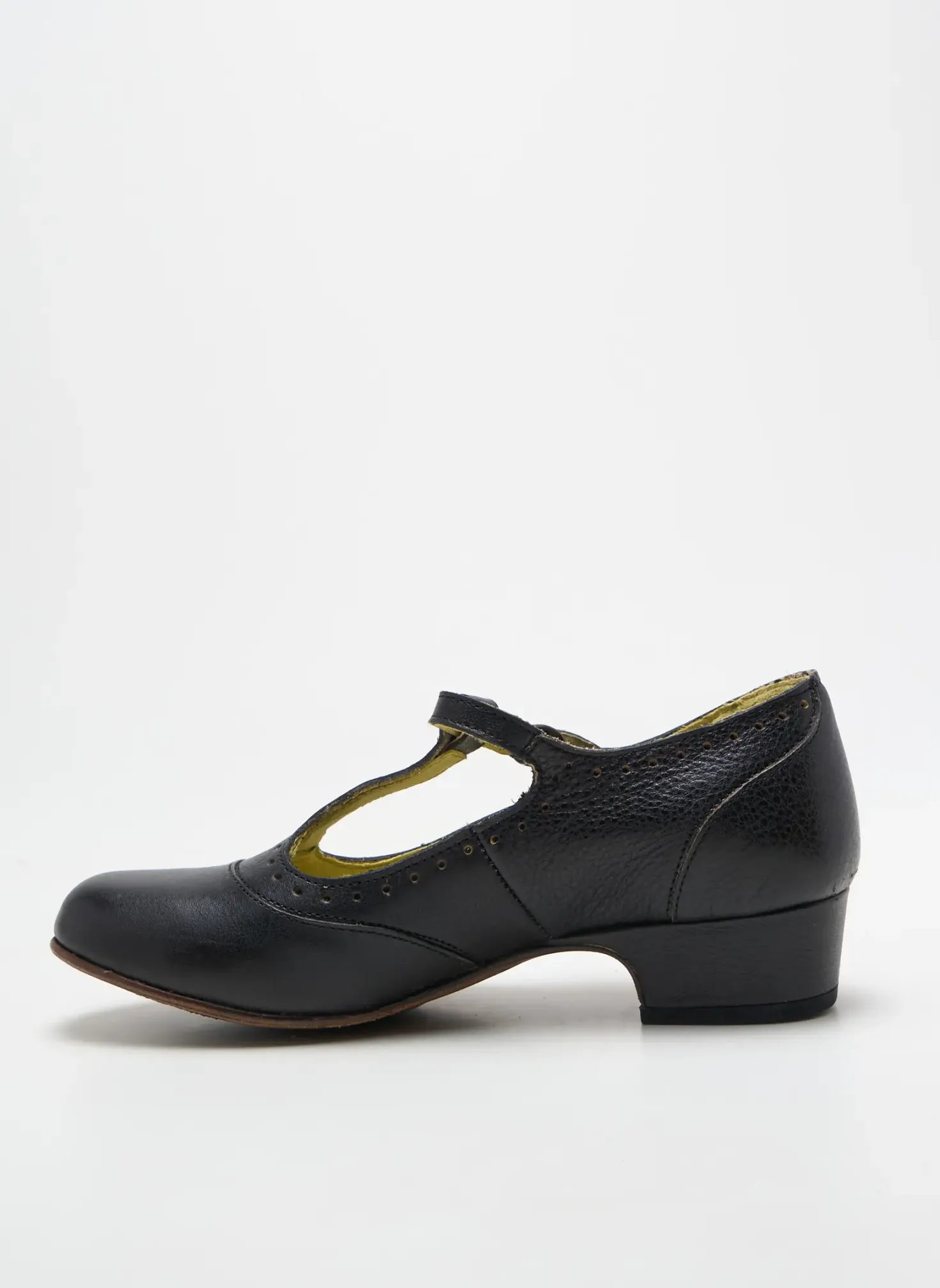 Derbies Kickers Noir Talon Plat Jusqu'à 3cm