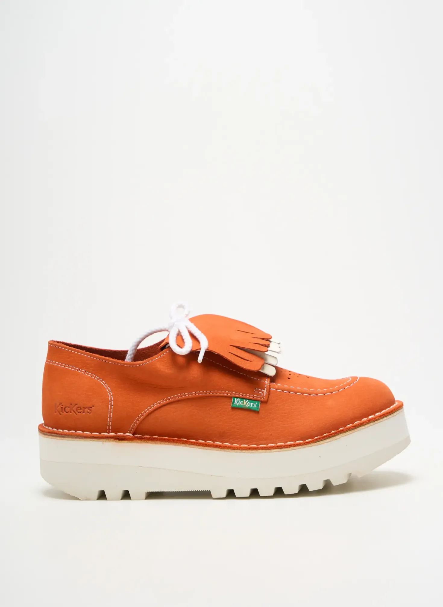 Derbies Kickers Orange Talon De 4 À 6cm
