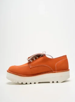 Derbies Kickers Orange Talon De 4 À 6cm
