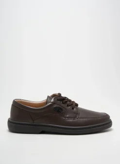 Derbies Light Marron Talon Bas