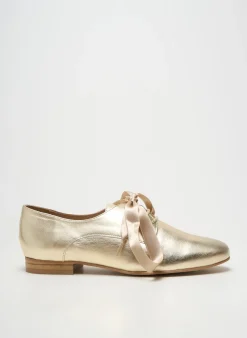 Derbies Lollipops Or Talon Plat Jusqu'à 3cm