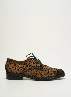 Derbies Mam'zelle Marron Talon Plat Jusqu'à 3cm