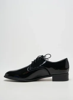 Derbies Mam'zelle Noir Talon Plat Jusqu'à 3cm