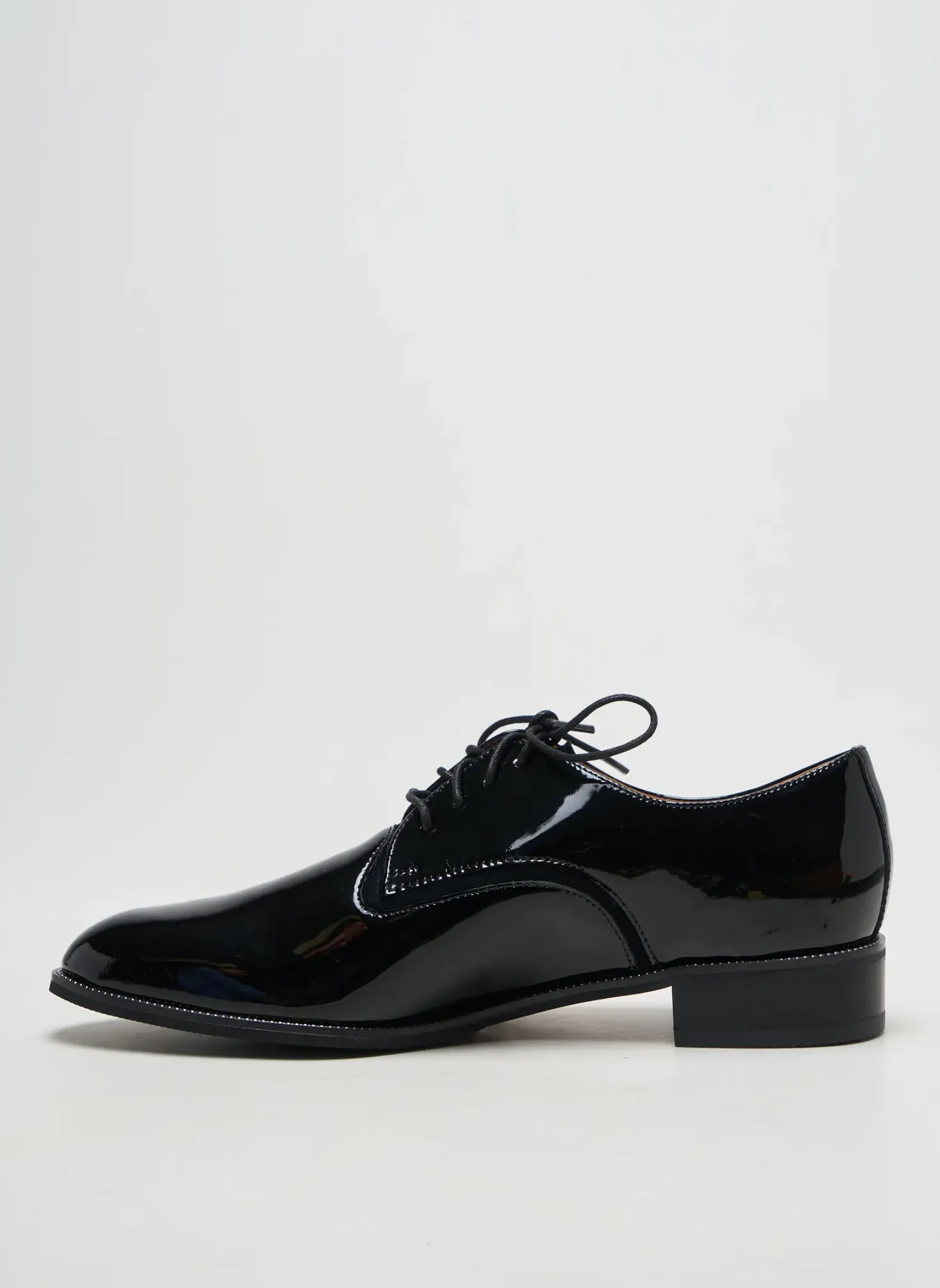 Derbies Mam'zelle Noir Talon Plat Jusqu'à 3cm