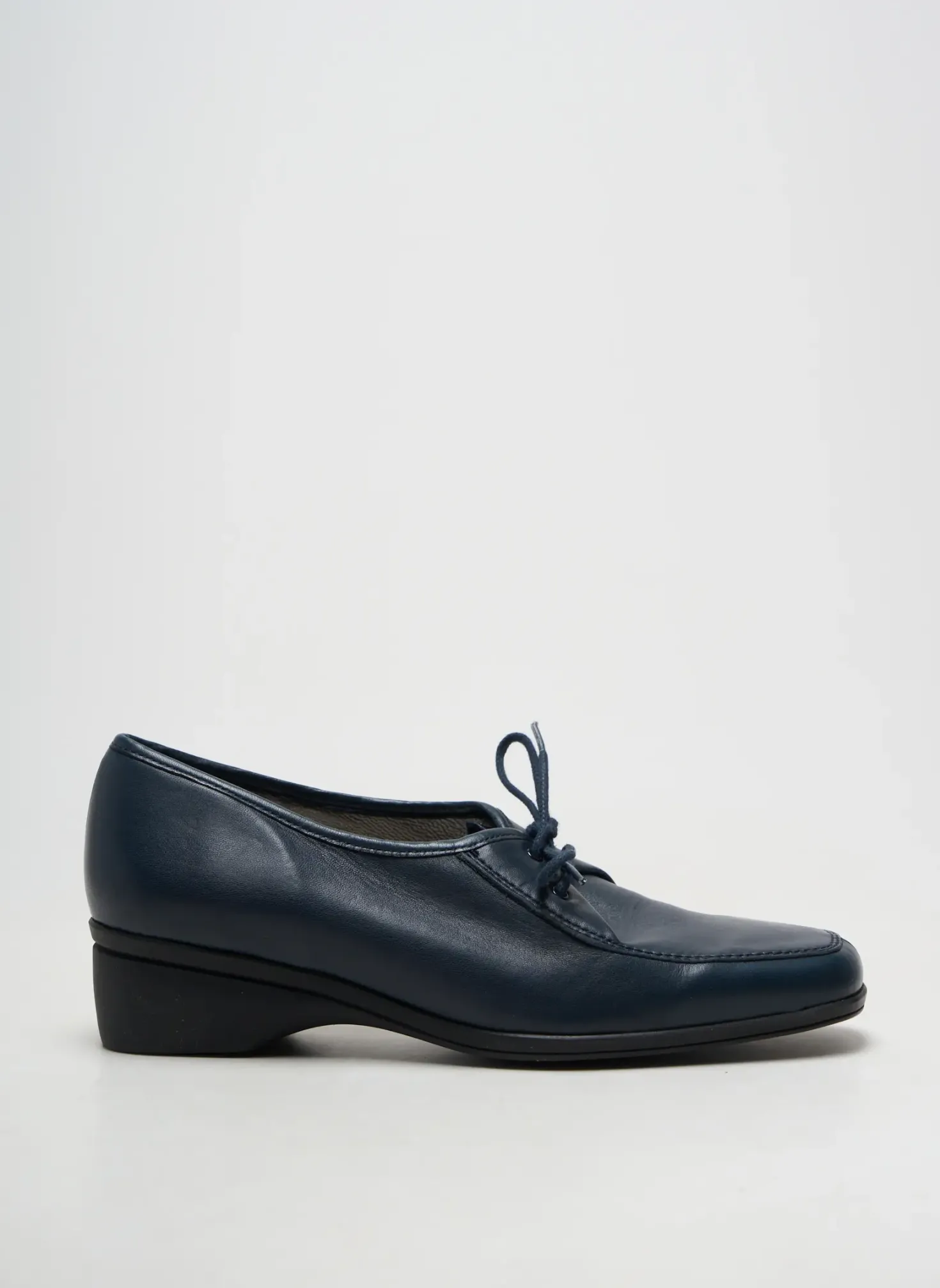 Derbies Marco Bleu Talon De 4 À 6cm