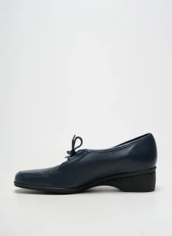 Derbies Marco Bleu Talon De 4 À 6cm