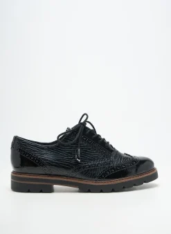 Derbies Marco Tozzi Noir Talon Plat Jusqu'à 3cm