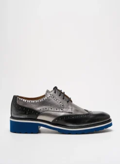 Derbies Melvin & Hamilton Argent Talon Plat Jusqu'à 3cm