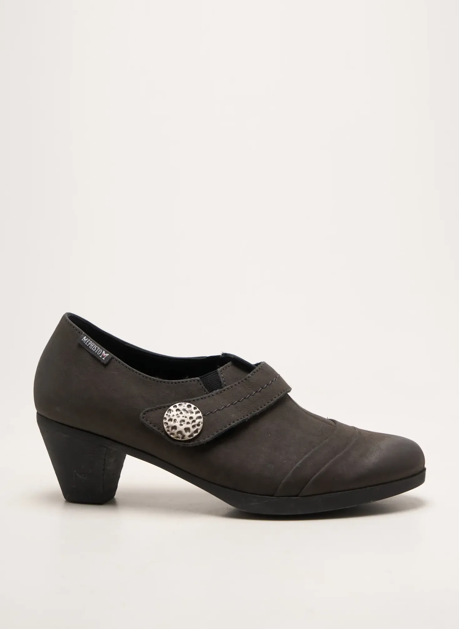 Derbies Mephisto Gris Talon De 4 À 6cm