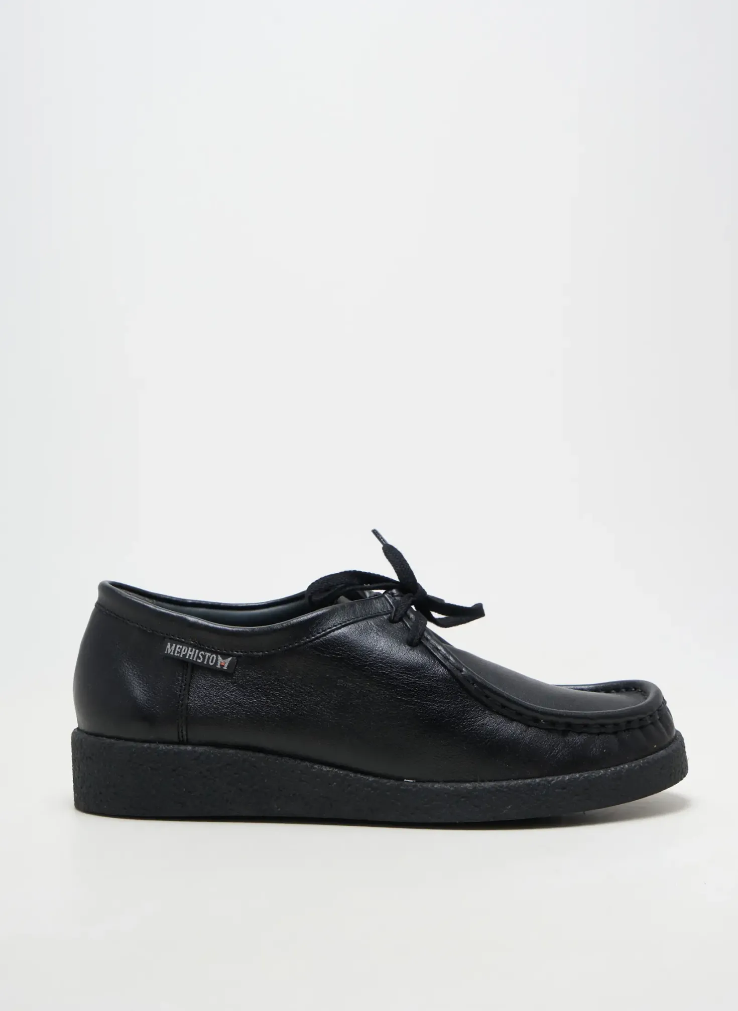 Derbies Mephisto Noir Talon Plat Jusqu'à 3cm