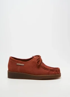 Derbies Mephisto Orange Talon Plat Jusqu'à 3cm