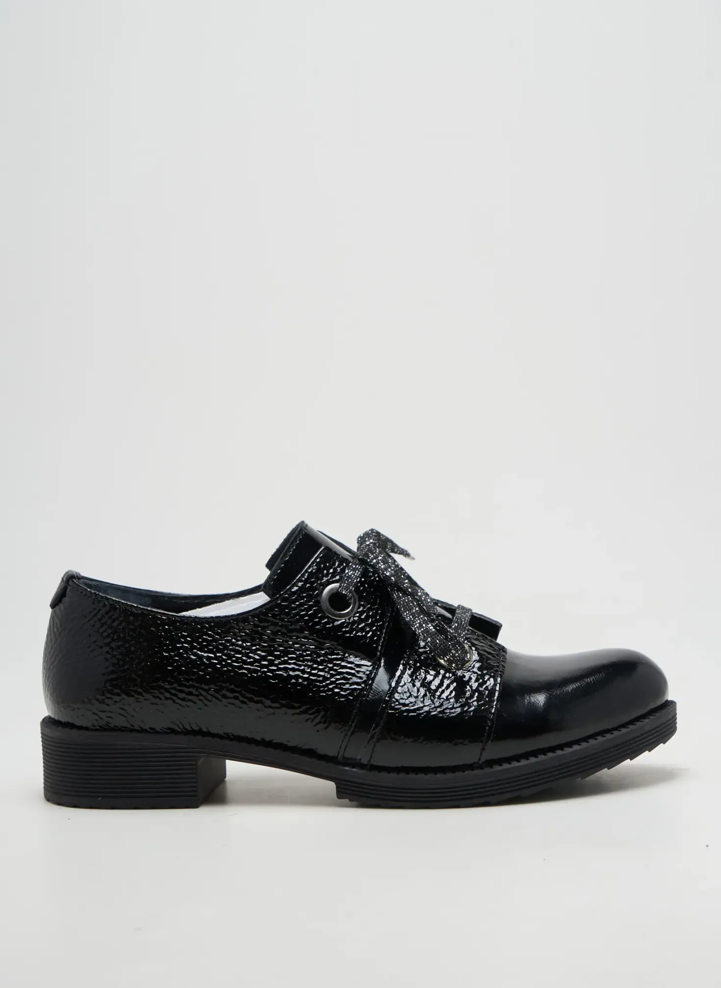Derbies Metamorf'ose Noir Talon Plat Jusqu'à 3cm