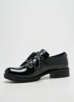 Derbies Metamorf'ose Noir Talon Plat Jusqu'à 3cm