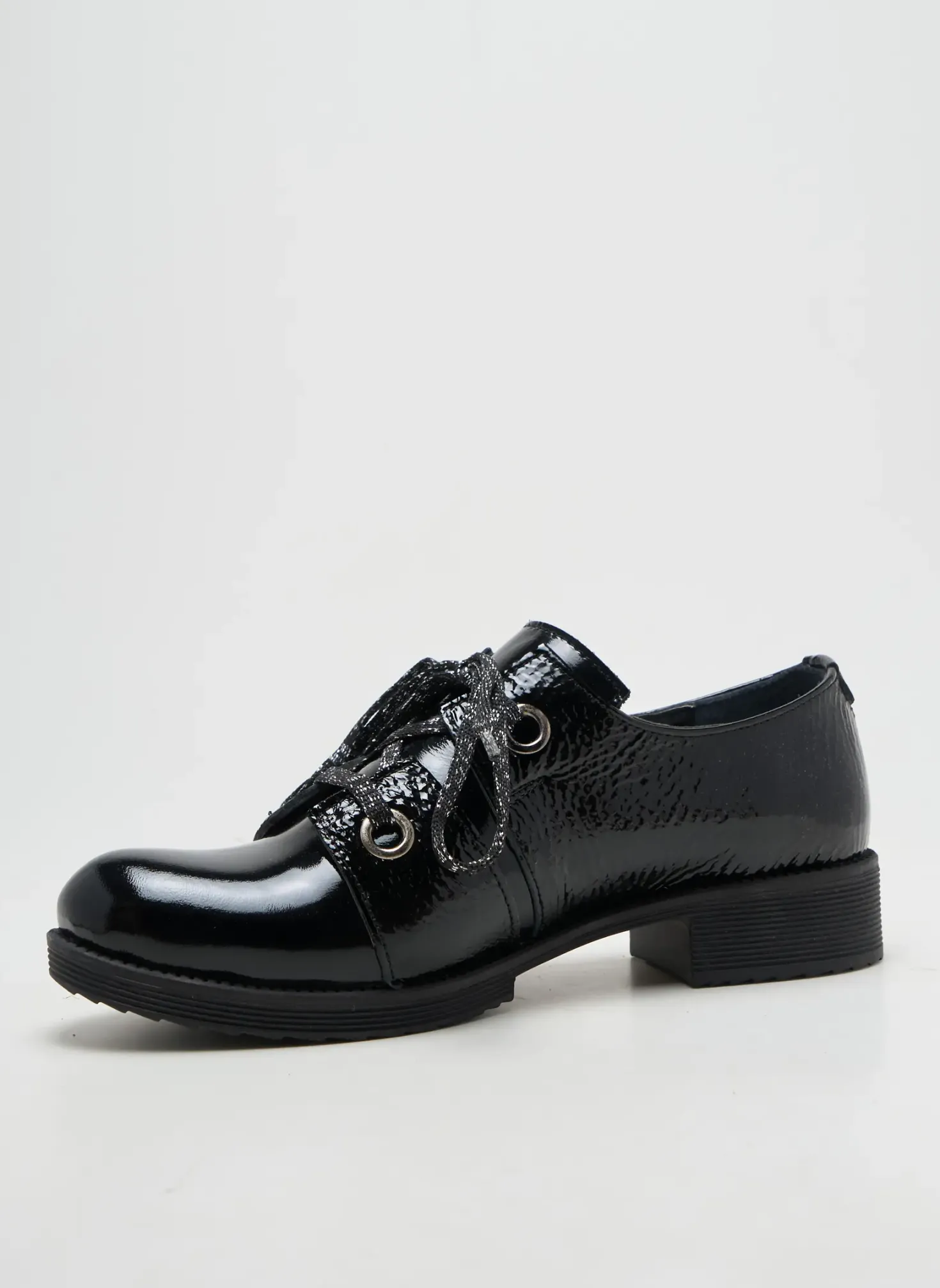 Derbies Metamorf'ose Noir Talon Plat Jusqu'à 3cm